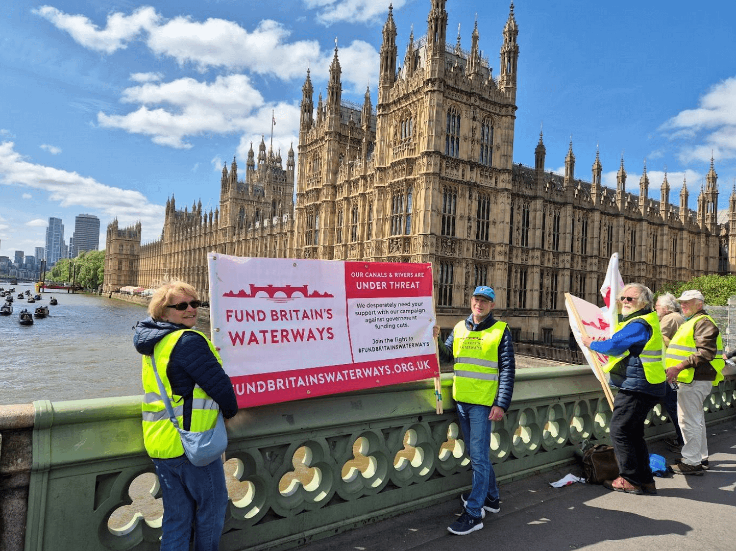 Westminster Campaign Cruise to Houses of Parliament