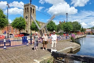 FBW and RNR leaders in Stalybridge without boats