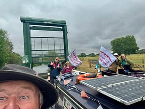Campaigners on the River Nene (credit Istana Drakor)