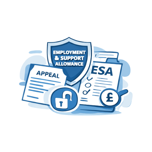 Specialist welfare benefits solicitor providing expert advice on PIP, ESA and Universal Credit appeals, DWP investigations and tribunal representation across England and Wales.