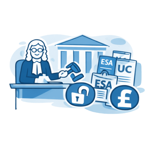 Specialist welfare benefits solicitor providing expert advice on PIP, ESA and Universal Credit appeals, DWP investigations and tribunal representation across England and Wales.