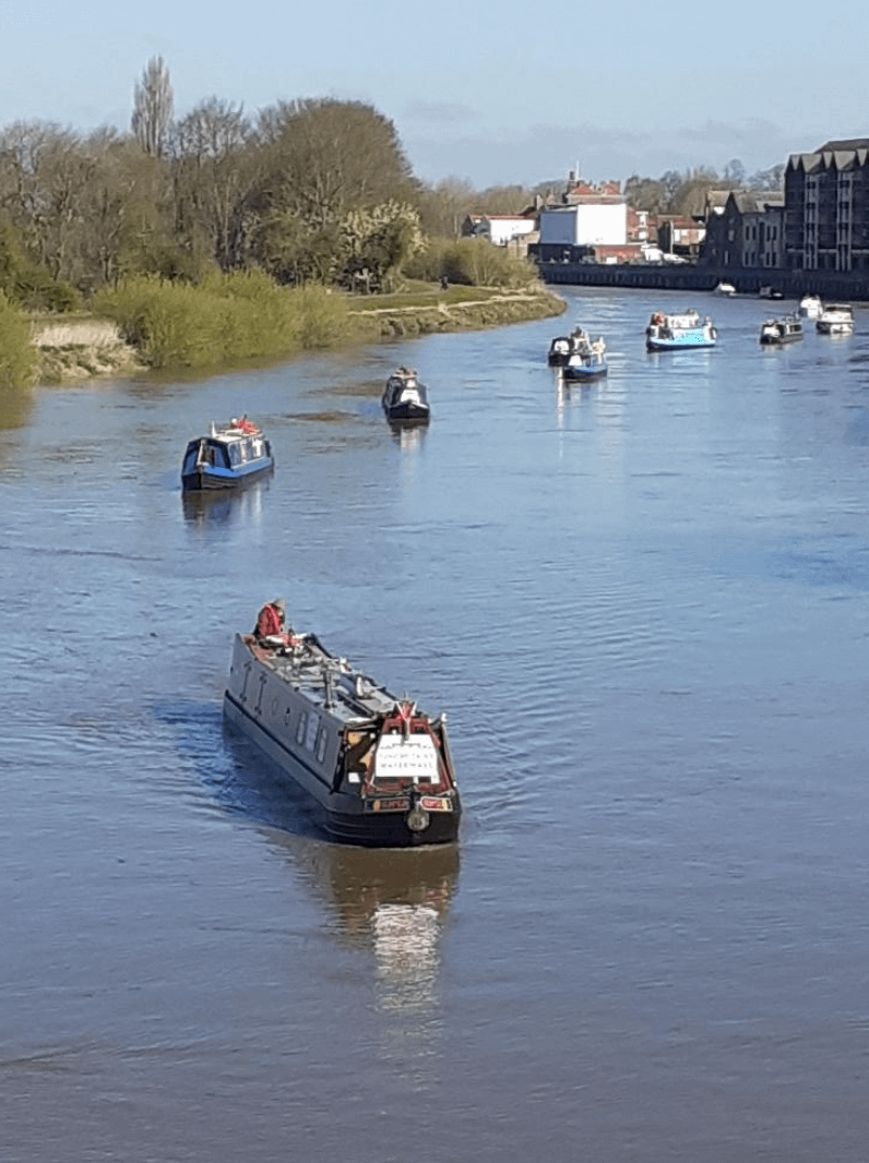 Campaign on the Walsall Canal